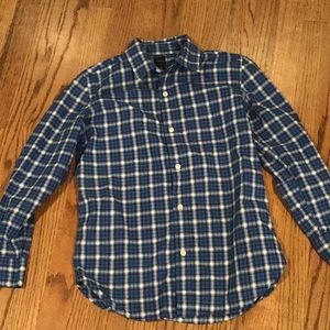 Long sleeve plaid Gap Kids button down